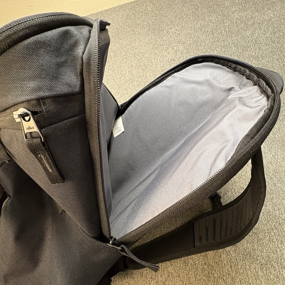 Nike Hoops Elite Pro Basketball School Backpack Black White BA5554 - Picture 12 of 16